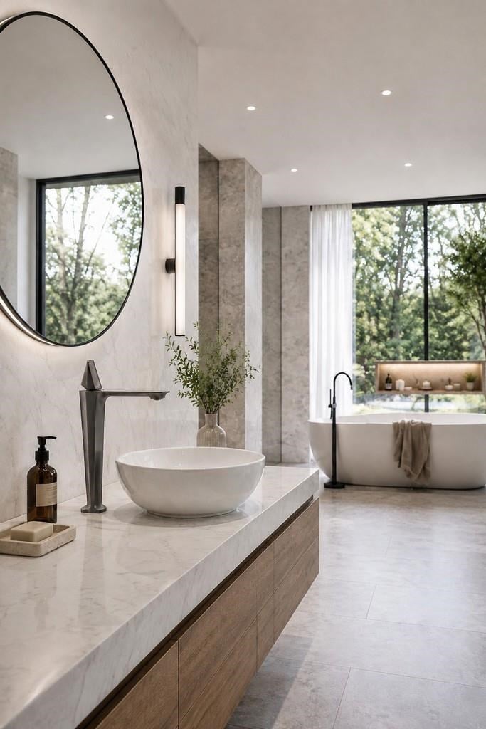 VITA UZUN LAVABO BATARYASI MAT FÜME