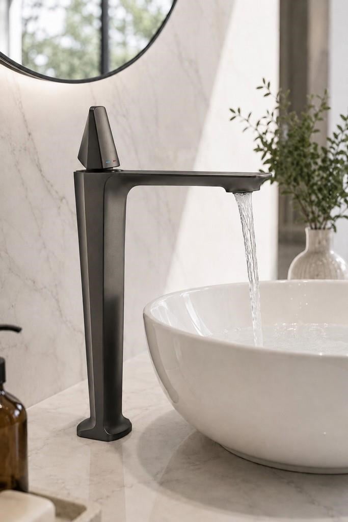 VITA UZUN LAVABO BATARYASI MAT FÜME
