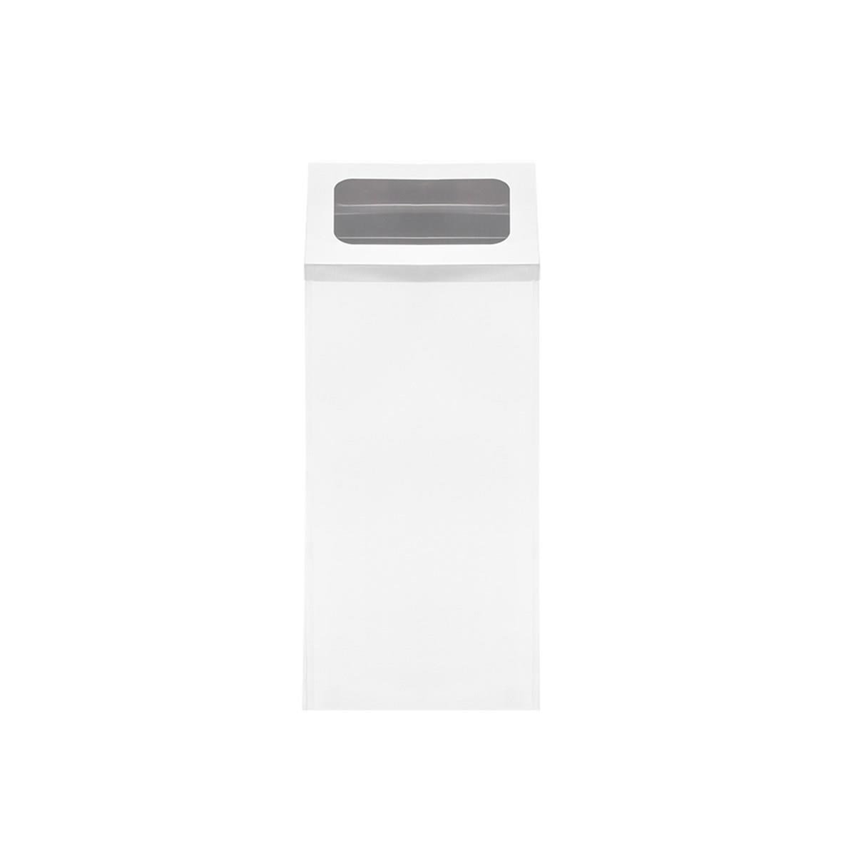 ZARF TİPİ ÇÖP KOVASI 80LT 30X35X90CM BEYAZ