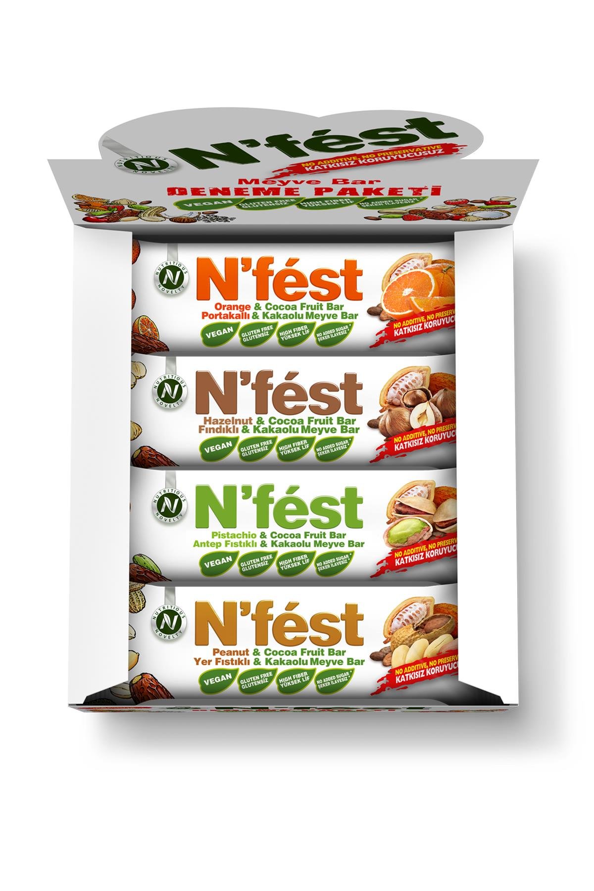Meyve Bar Deneme Paketi 40g x 12 Adet