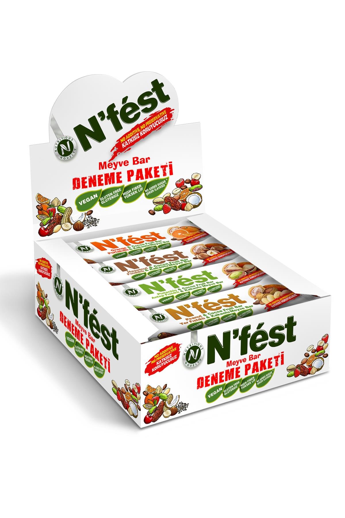 Meyve Bar Deneme Paketi 40g x 12 Adet