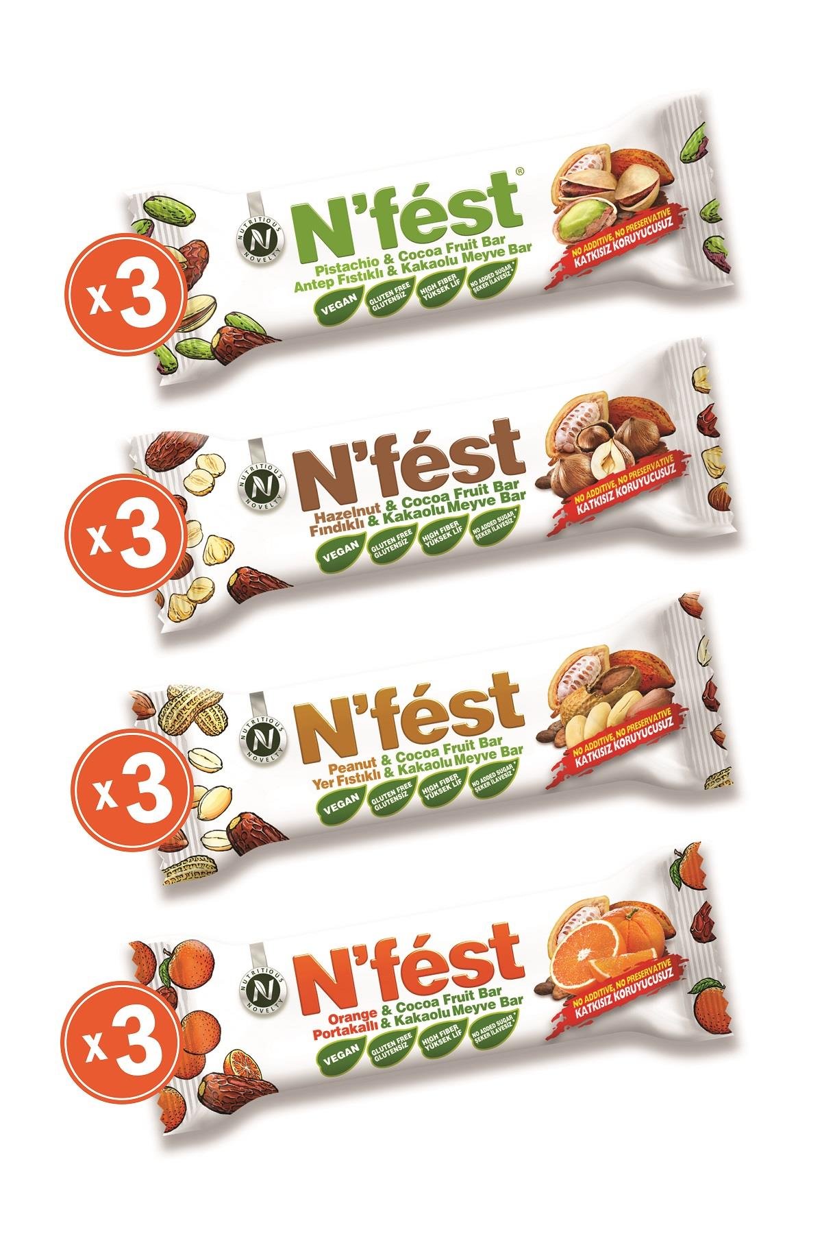 Meyve Bar Deneme Paketi 40g x 12 Adet