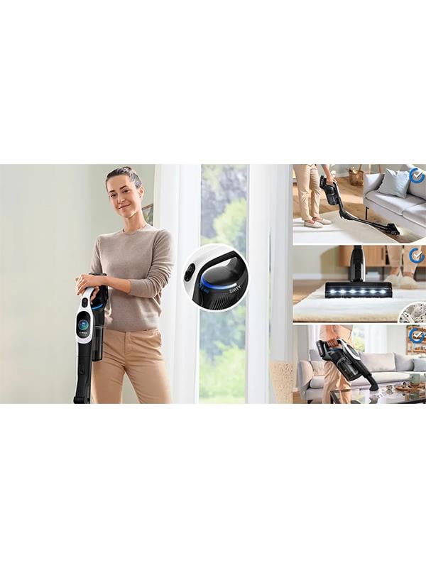 Bosch BCS1041WAC Şarjlı Dik Süpürge Beyaz