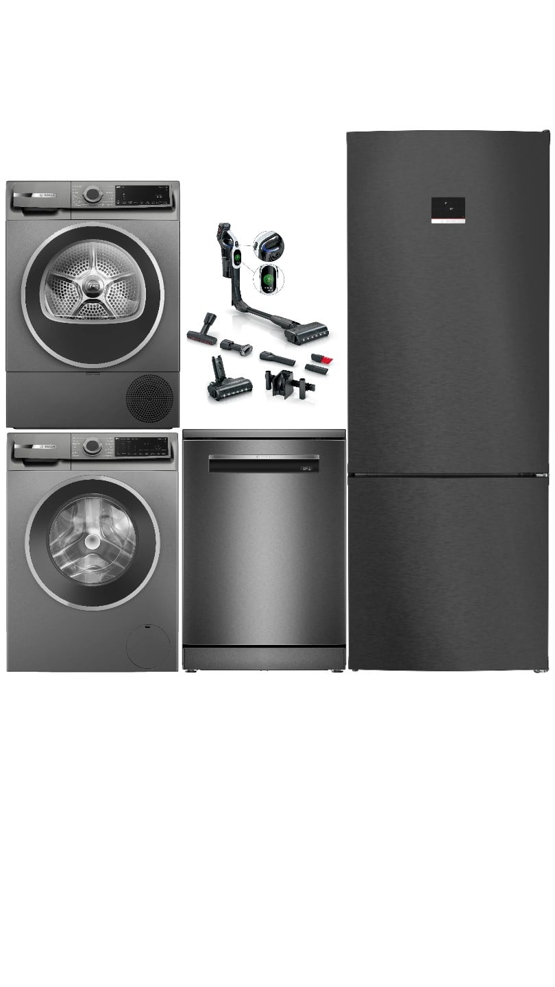 Bosch Dörtlü Set Serie6 Siyah