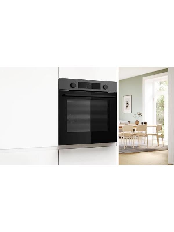 Bosch HUA736EG0T Ankastre Fırın Siyah Inox
