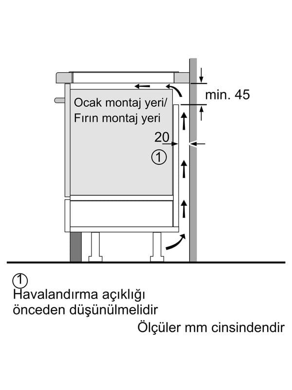 Bosch PXY675DW4E 60 cm Siyah İndüksiyonlu Ocak