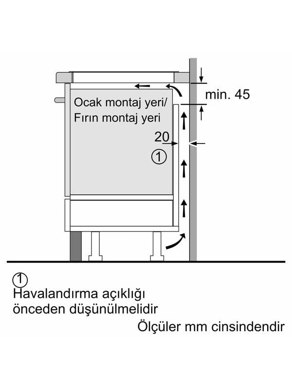 Bosch PXY675DW4E 60 cm Siyah İndüksiyonlu Ocak