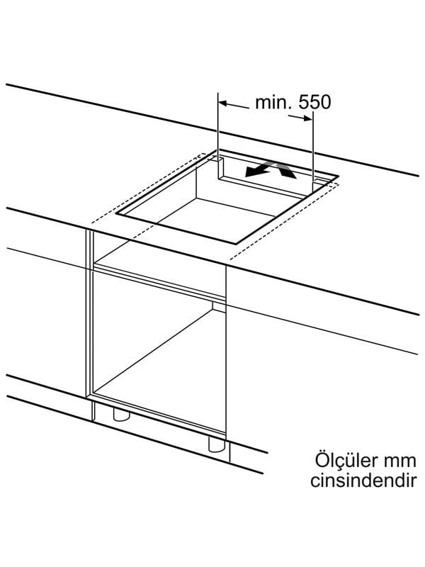 Bosch PXY675DW4E 60 cm Siyah İndüksiyonlu Ocak