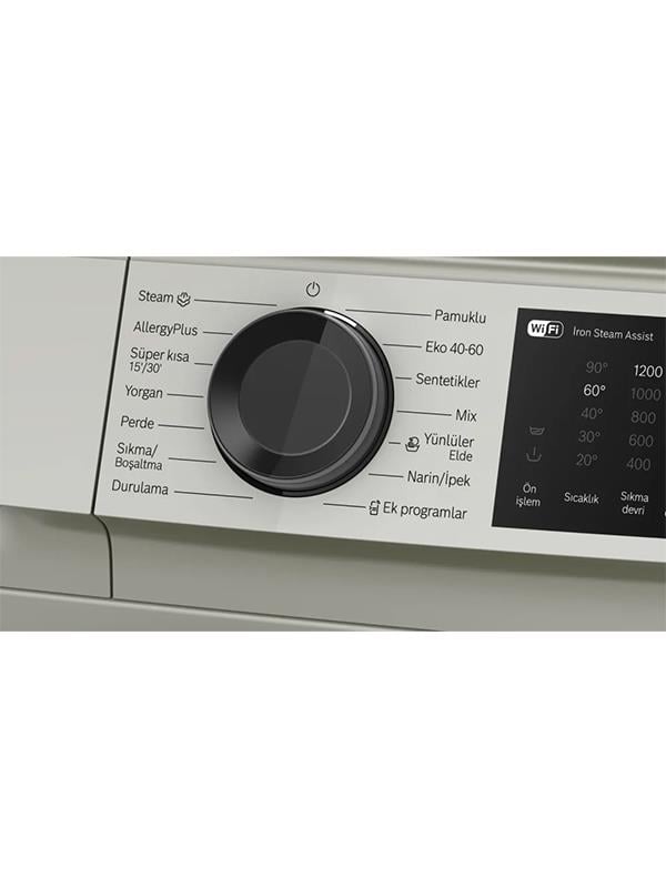 Bosch WGK242ZXTR 9 Kg 1200 Devir Home Connect Çamaşır Makinesi Beyaz