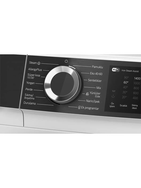 Bosch WGK264Z0TR 11 Kg 1400 Devir Home Connect Çamaşır Makinesi Beyaz