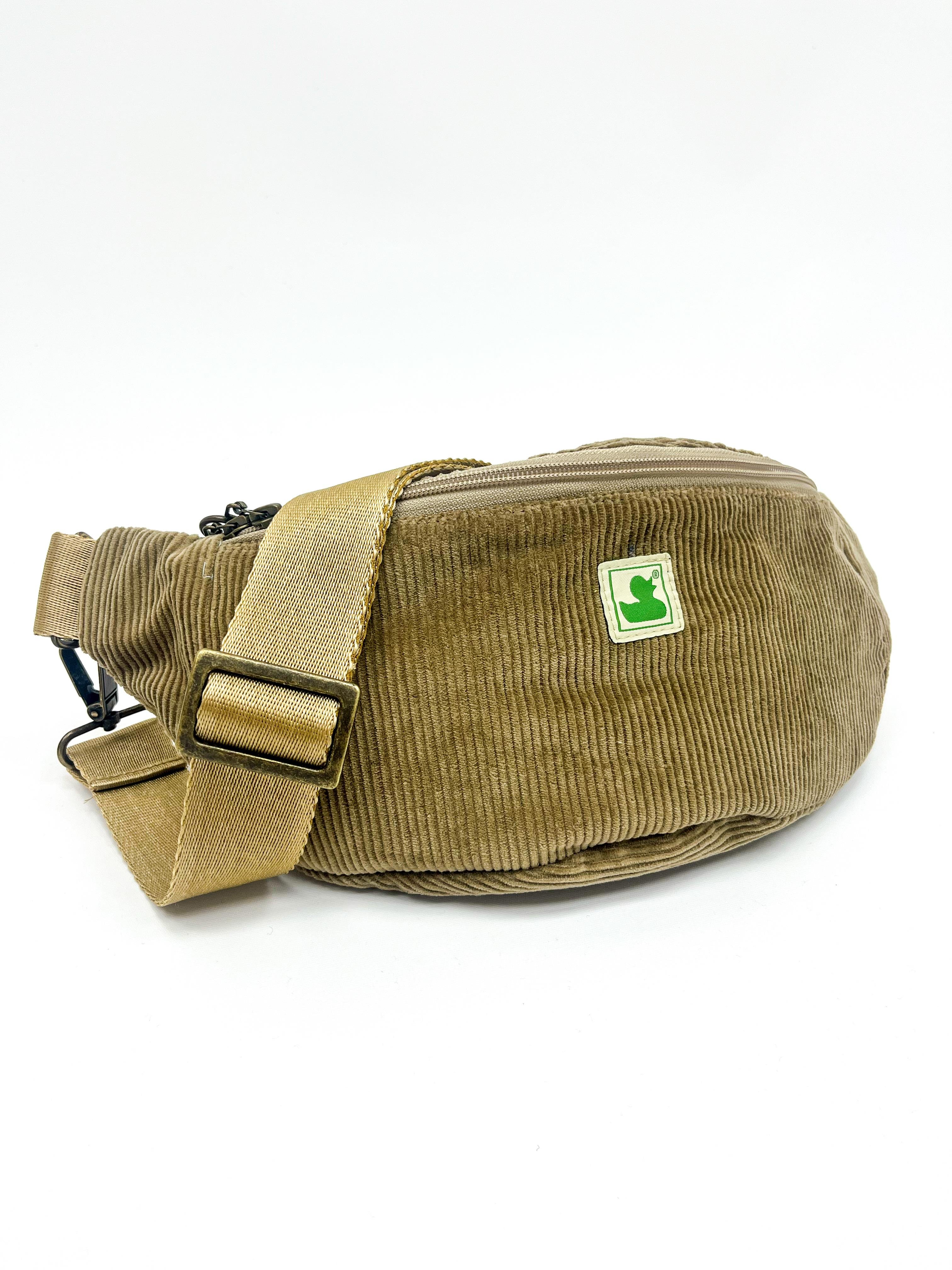 Yağ Yeşili Kadife Freebag