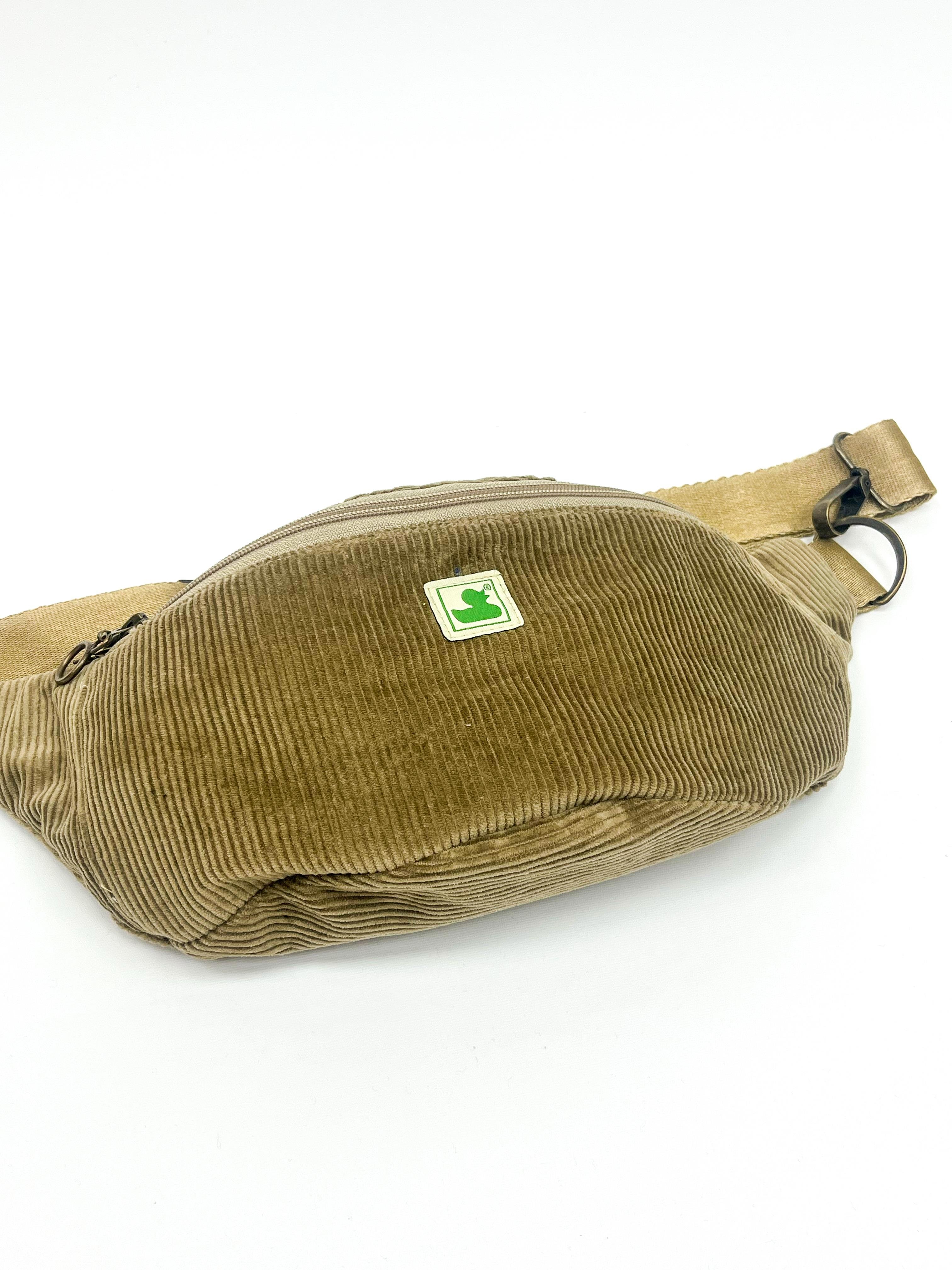 Yağ Yeşili Kadife Freebag