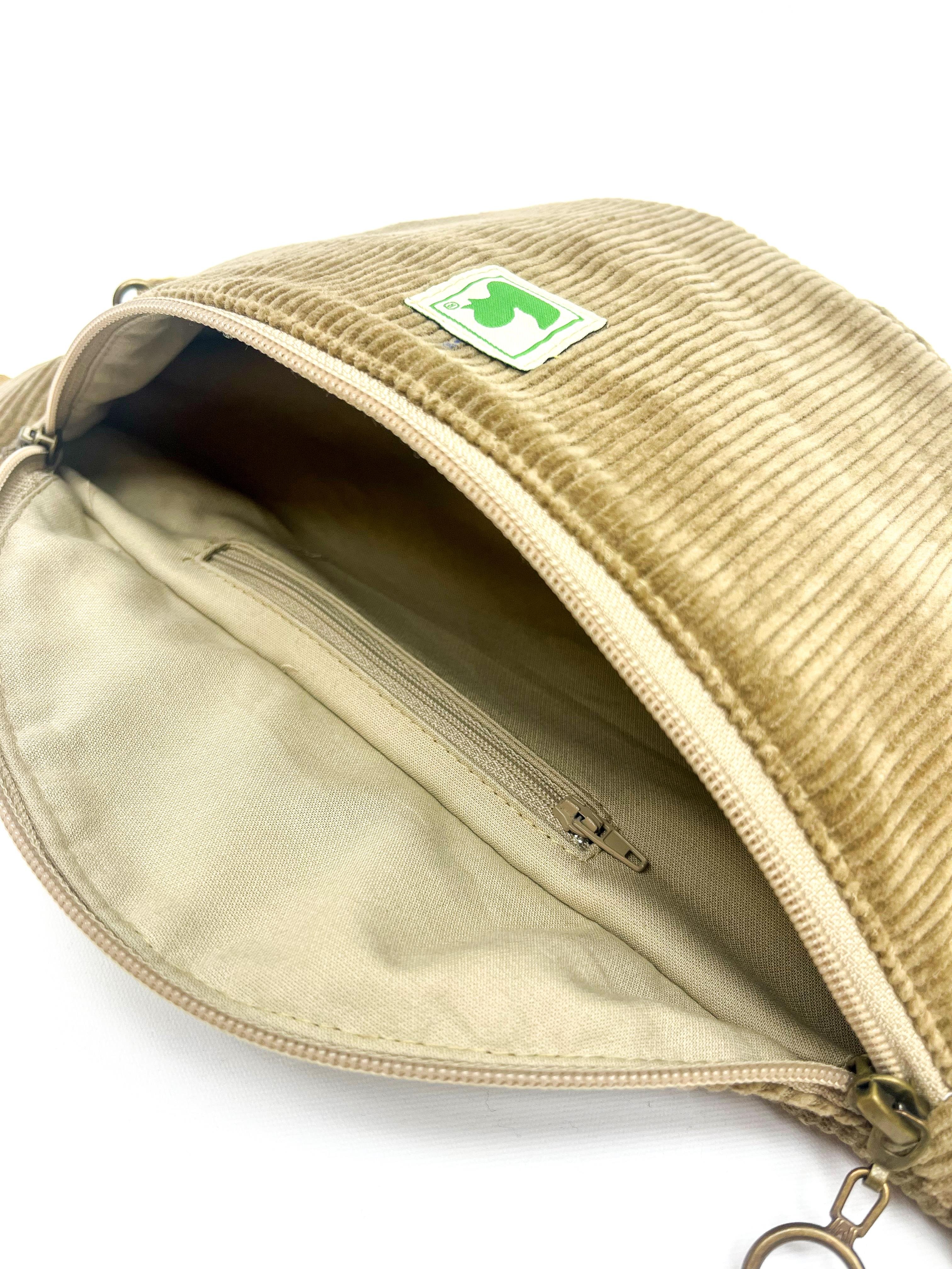 Yağ Yeşili Kadife Freebag