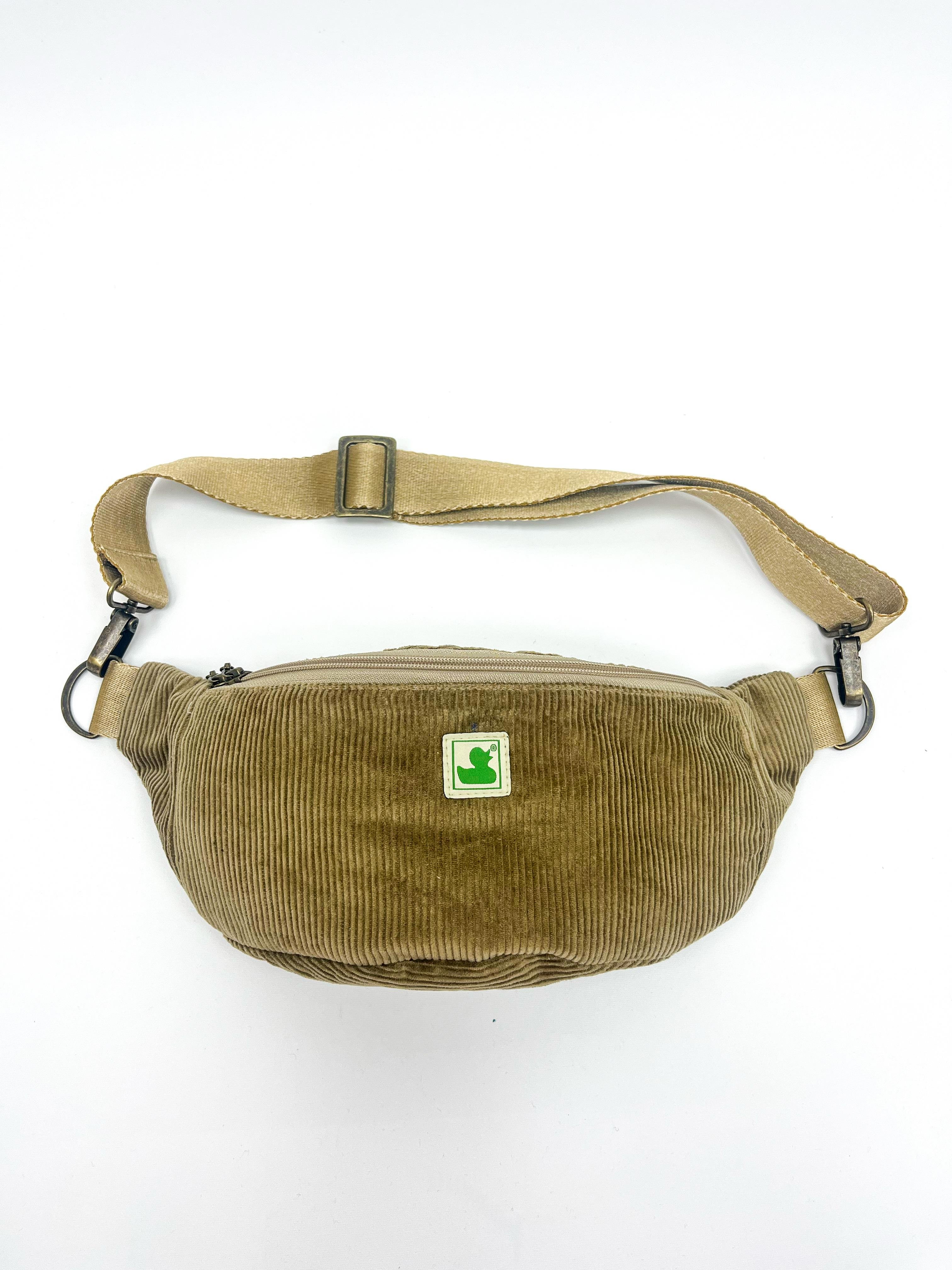 Yağ Yeşili Kadife Freebag