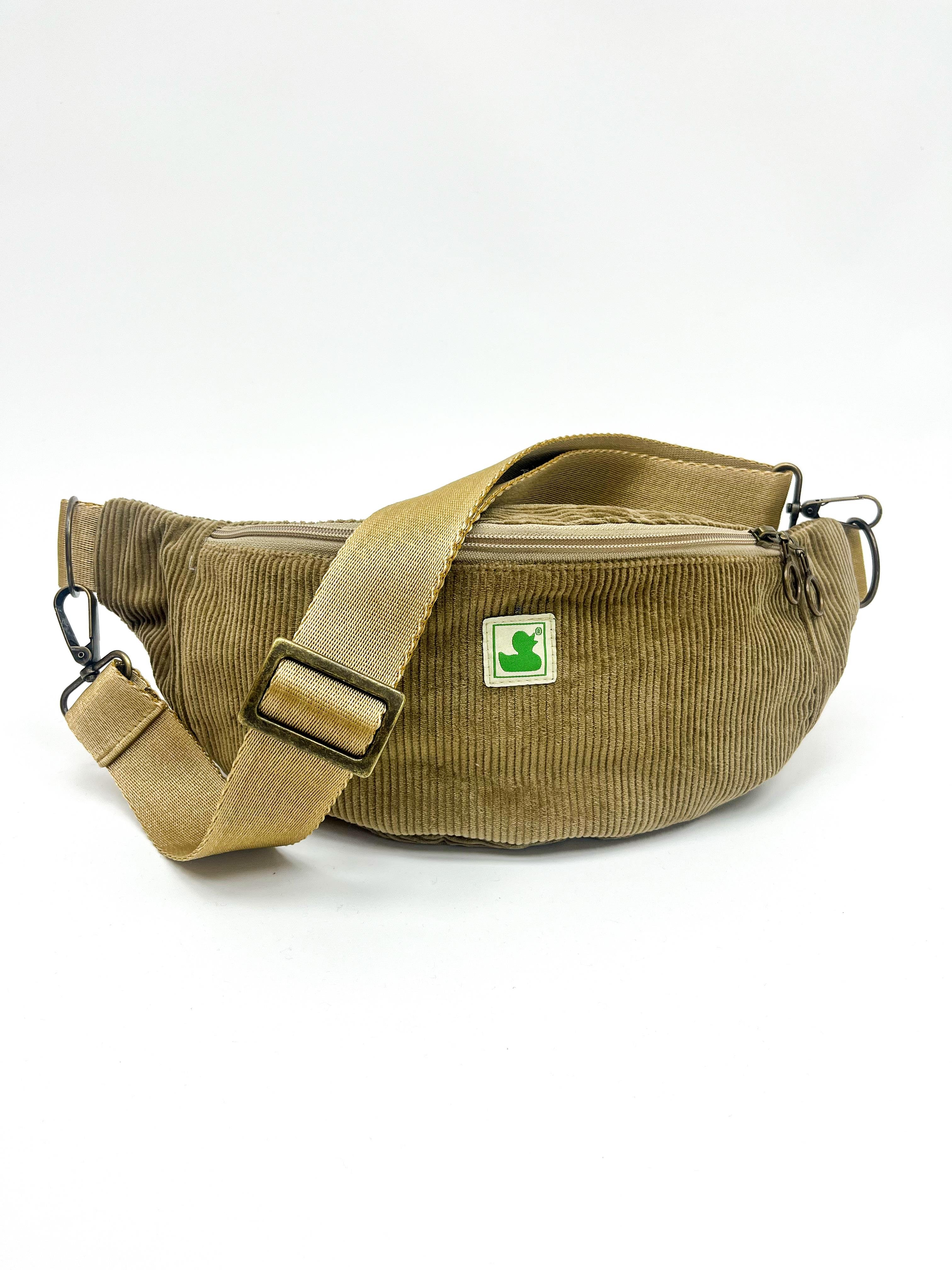 Yağ Yeşili Kadife Freebag