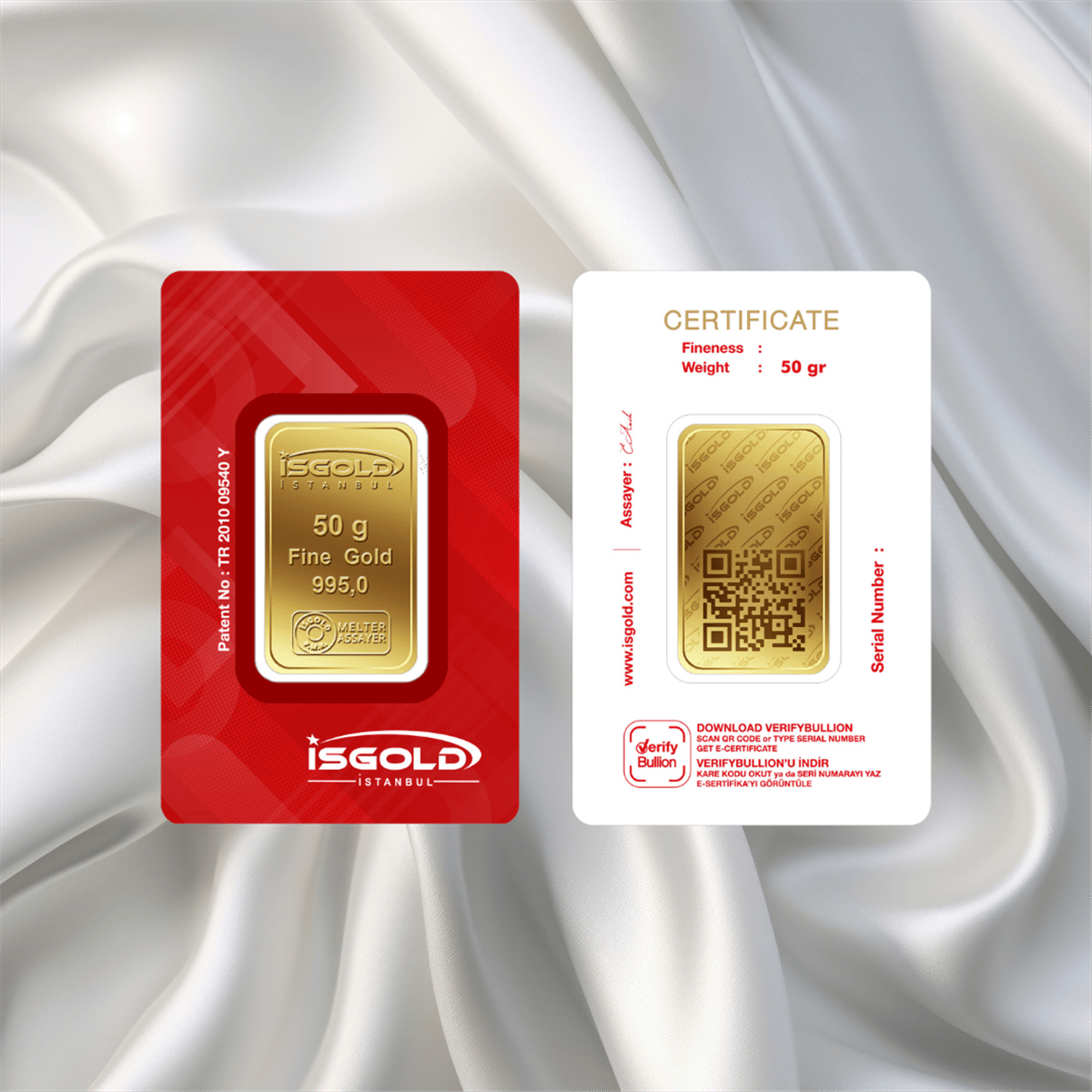 50 GR 24 AYAR İSGOLD GRAM ALTIN