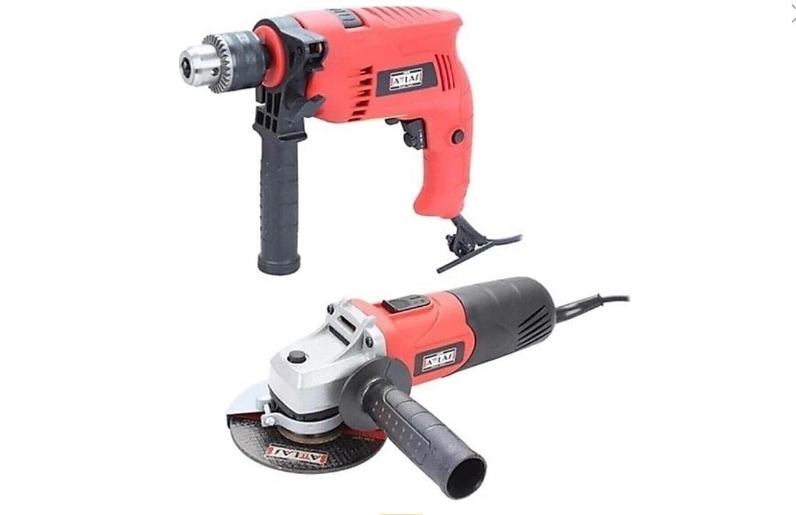 ATTLAS 2 IN 1 2 Lİ SET (MATKAP + TASLAMA)