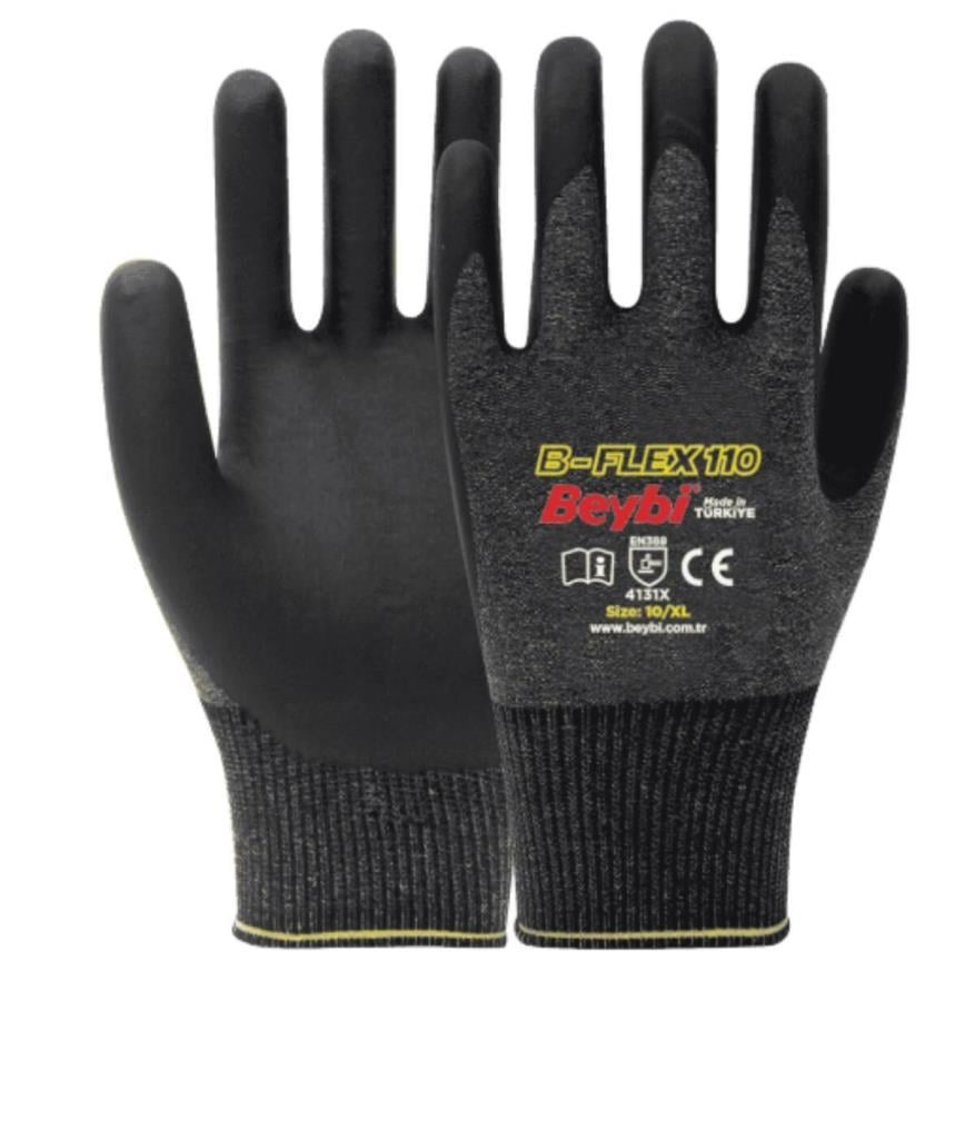 Beybi B-Flex110 Likralı Nitril Eldiven No:9 - 144 Çift