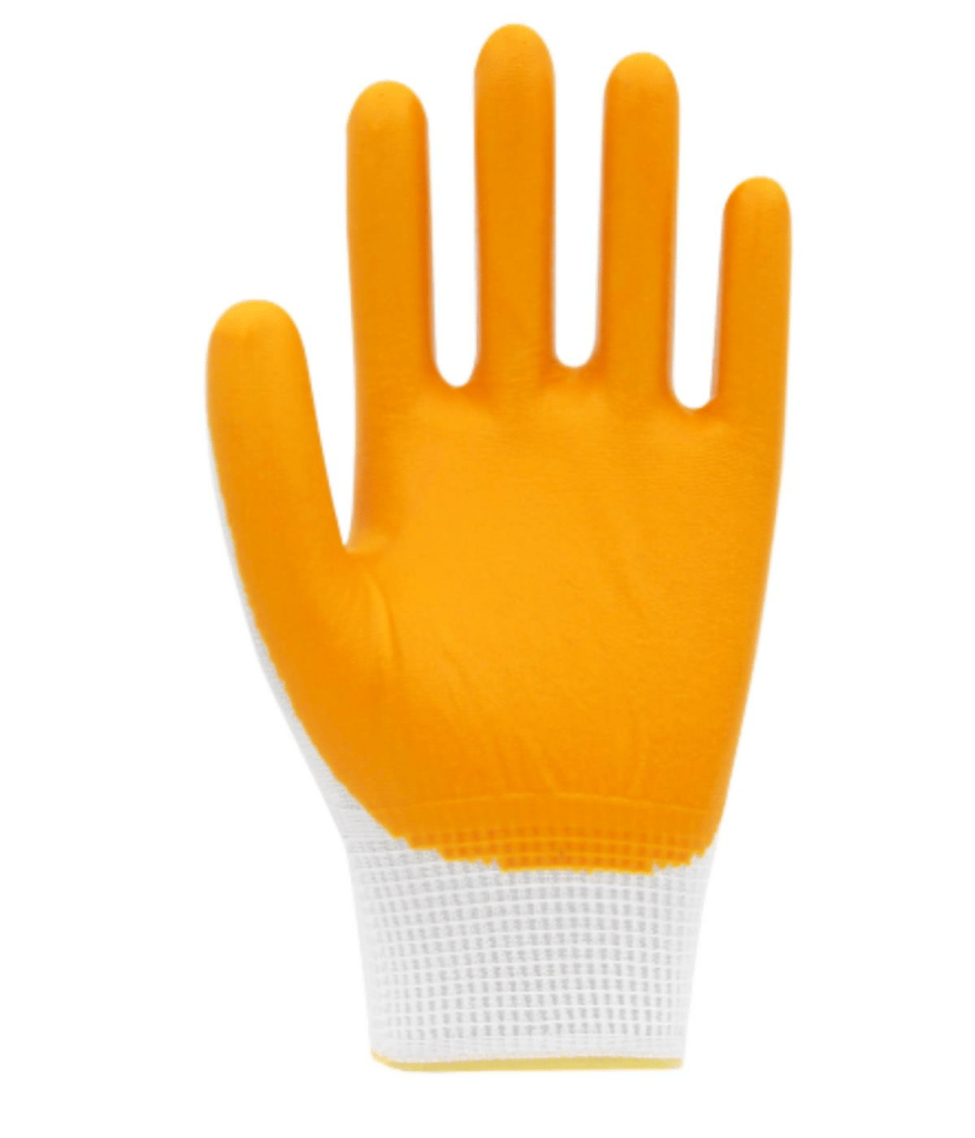 Beybi PN7 Polyester Örme Sarı Nitril Eldiven No:9 - 288 Çift