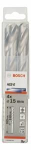Bosch - HSS-G Metal Matkap Ucu 15*169 mm 4'lü Paket