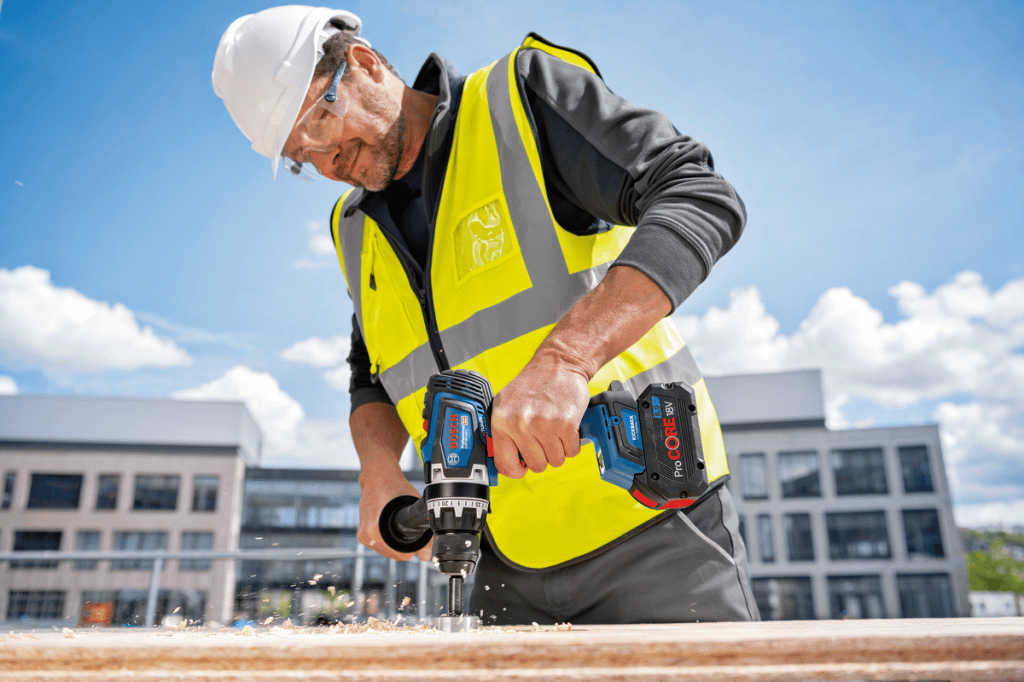 Bosch Professional GSB 18V-150 C Akülü Darbeli Delme/Vidalama Makinesi (2x8,0 Ah ProCORE18V)