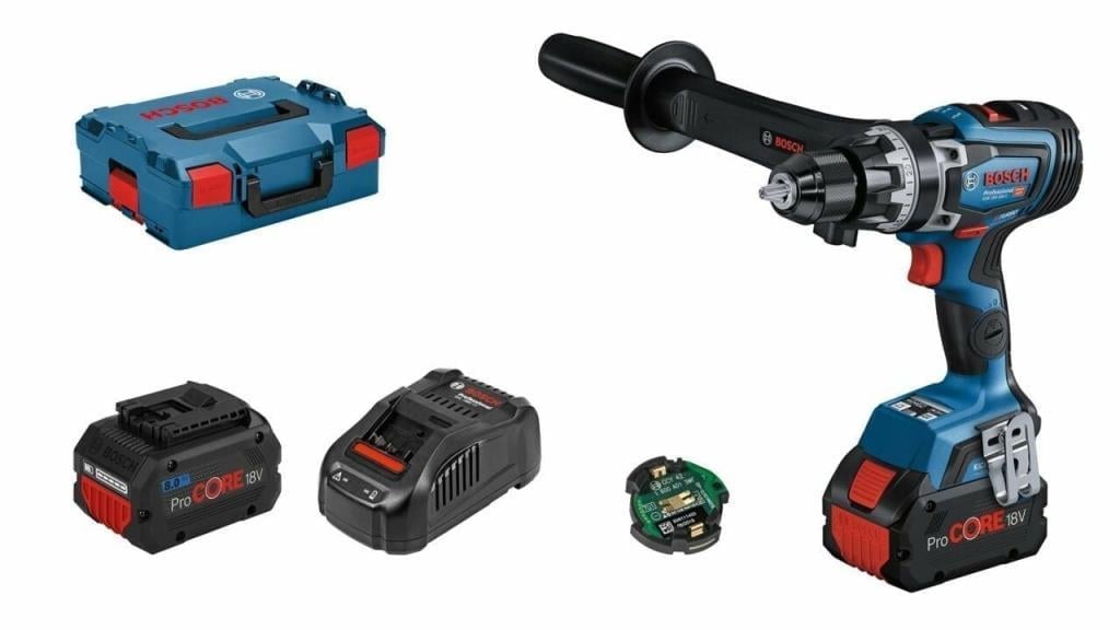 Bosch Professional GSB 18V-150 C Akülü Darbeli Delme/Vidalama Makinesi (2x8,0 Ah ProCORE18V)