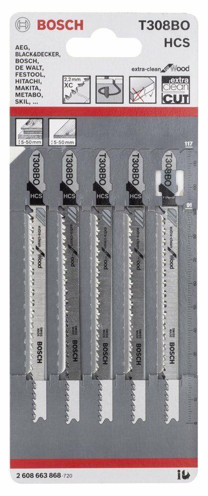 Bosch T 308 BO Extraclean for Wood 5'li