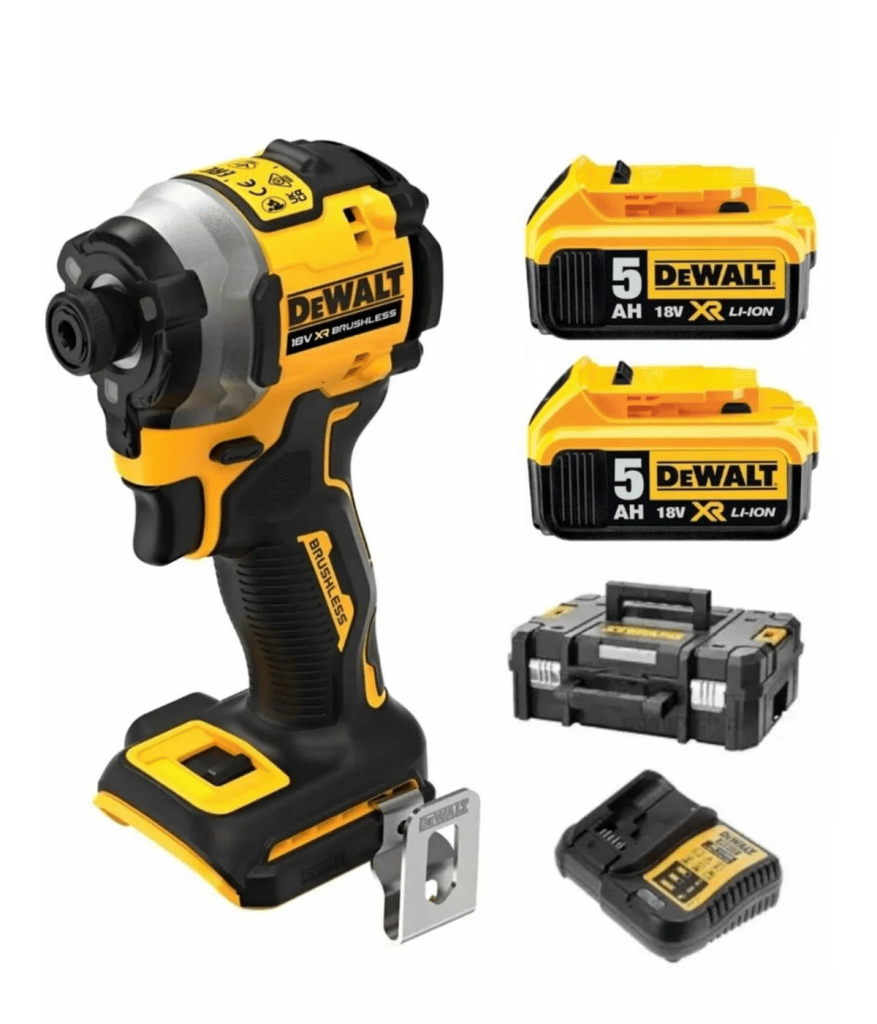 Dewalt Kömürsüz Darbeli Tornavida 18V 5,0AH 192Nm Tork DCF850P2T-QW
