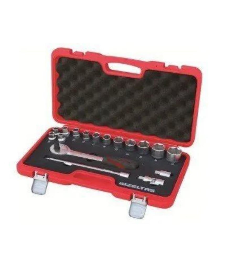 İzeltaş Lokma Anahtar Takımı 1/2'' ( U Kolsuz ) 17'Li