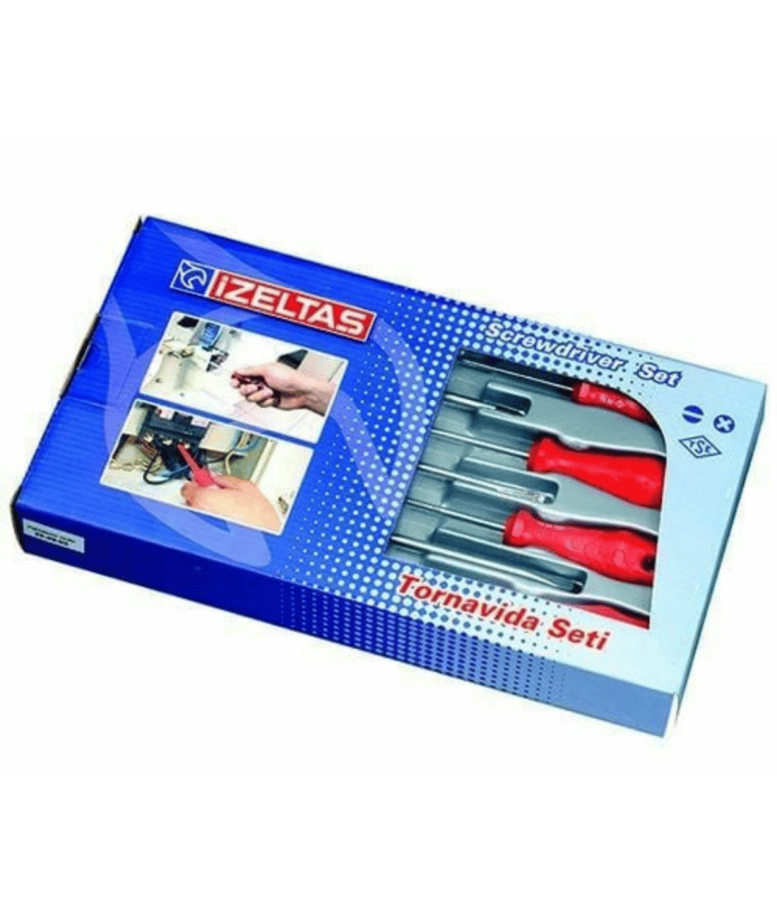 İzeltaş Opak Tornavida Seti 7 Parcali