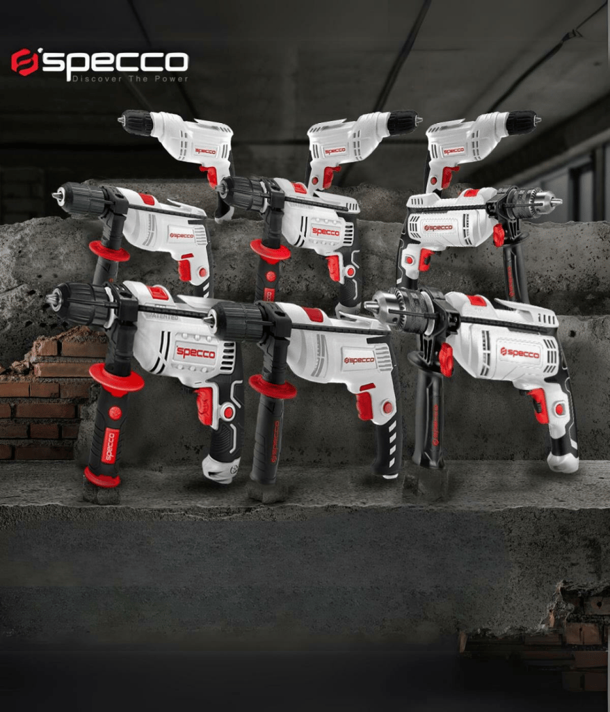 Specco Prof. Elektrikli Darbeli Matkap 750W  SP-6014