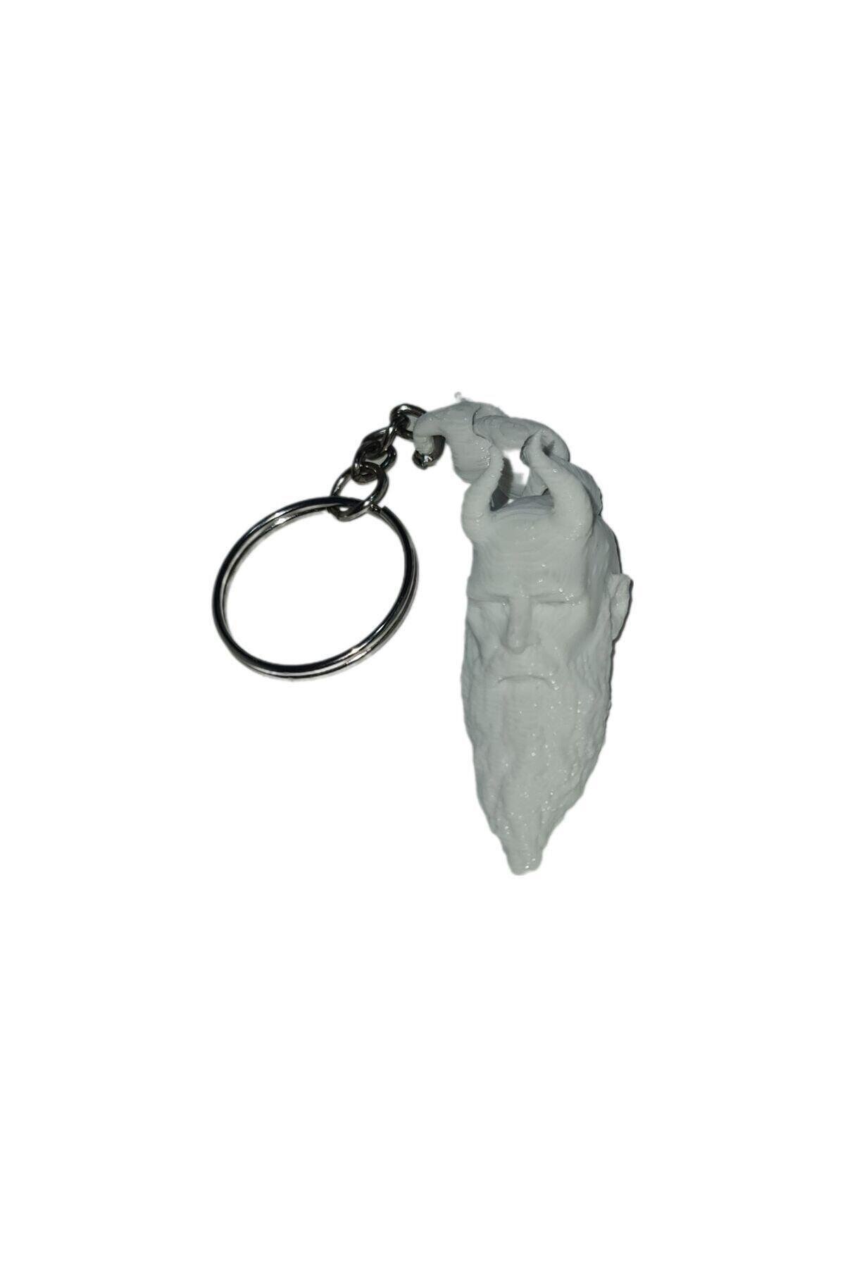 3d God Of War Mimir Anahtarlık