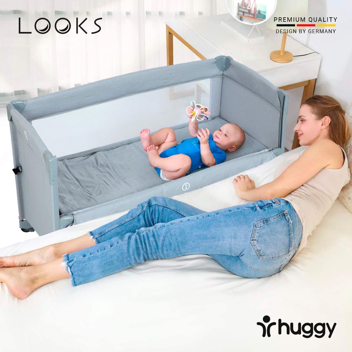  Huggy Looks 5 In 1 Anne Yani Park Yatak Oyun Parkı(Yatak Hediyeli)
