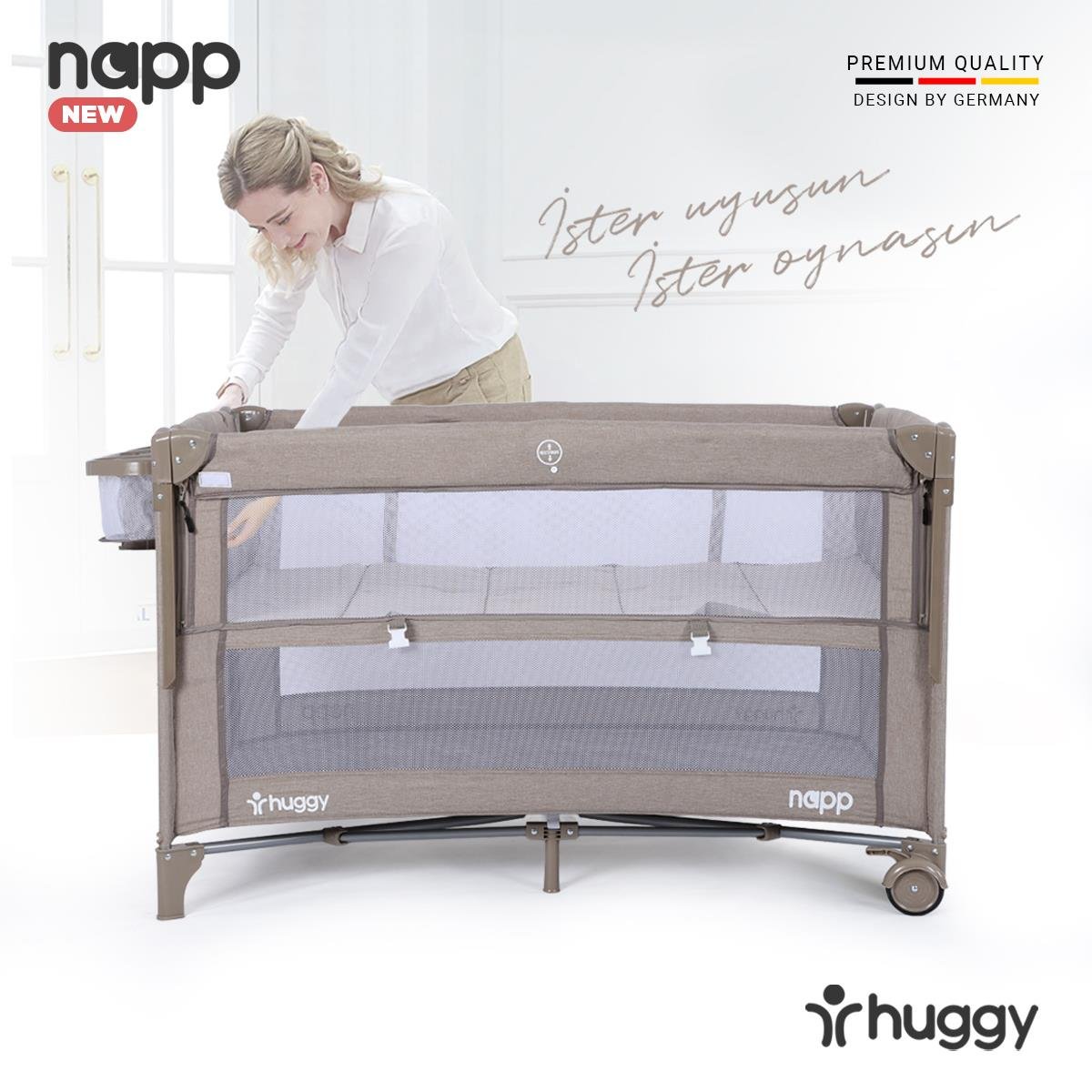  Huggy Napp 6 In 1 Anne Yani Park Yatak Oyun Parkı 70X120 XL