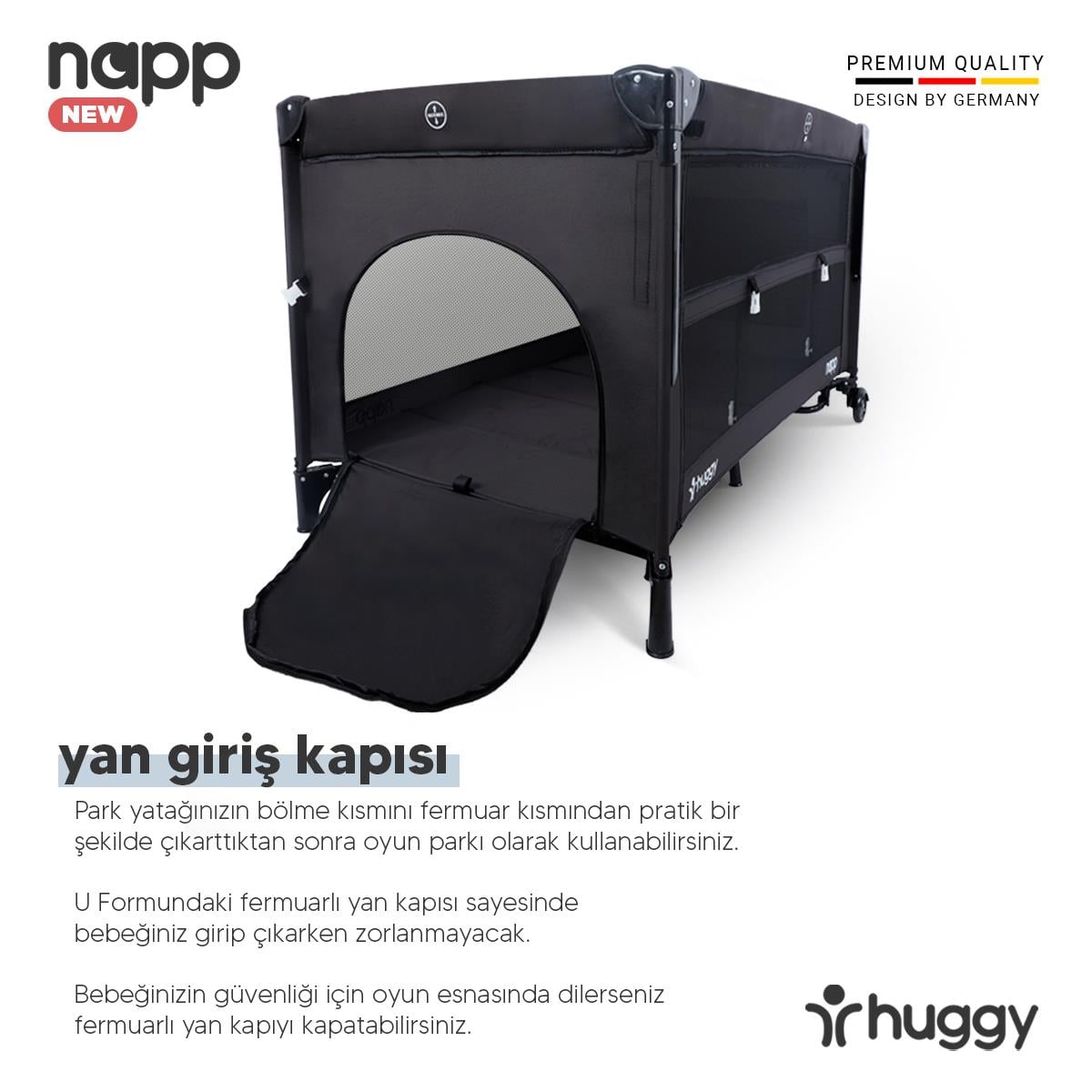  Huggy Napp 6 In 1 Anne Yani Park Yatak Oyun Parkı 70X120 XL