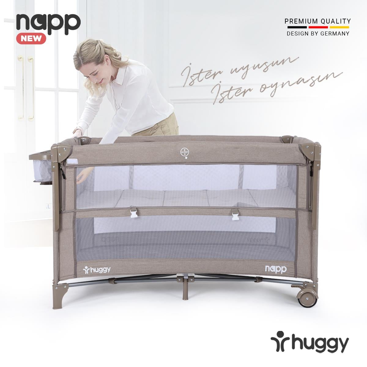  Huggy Napp 6 In 1 Anne Yani Park Yatak Oyun Parkı 70X120 XL