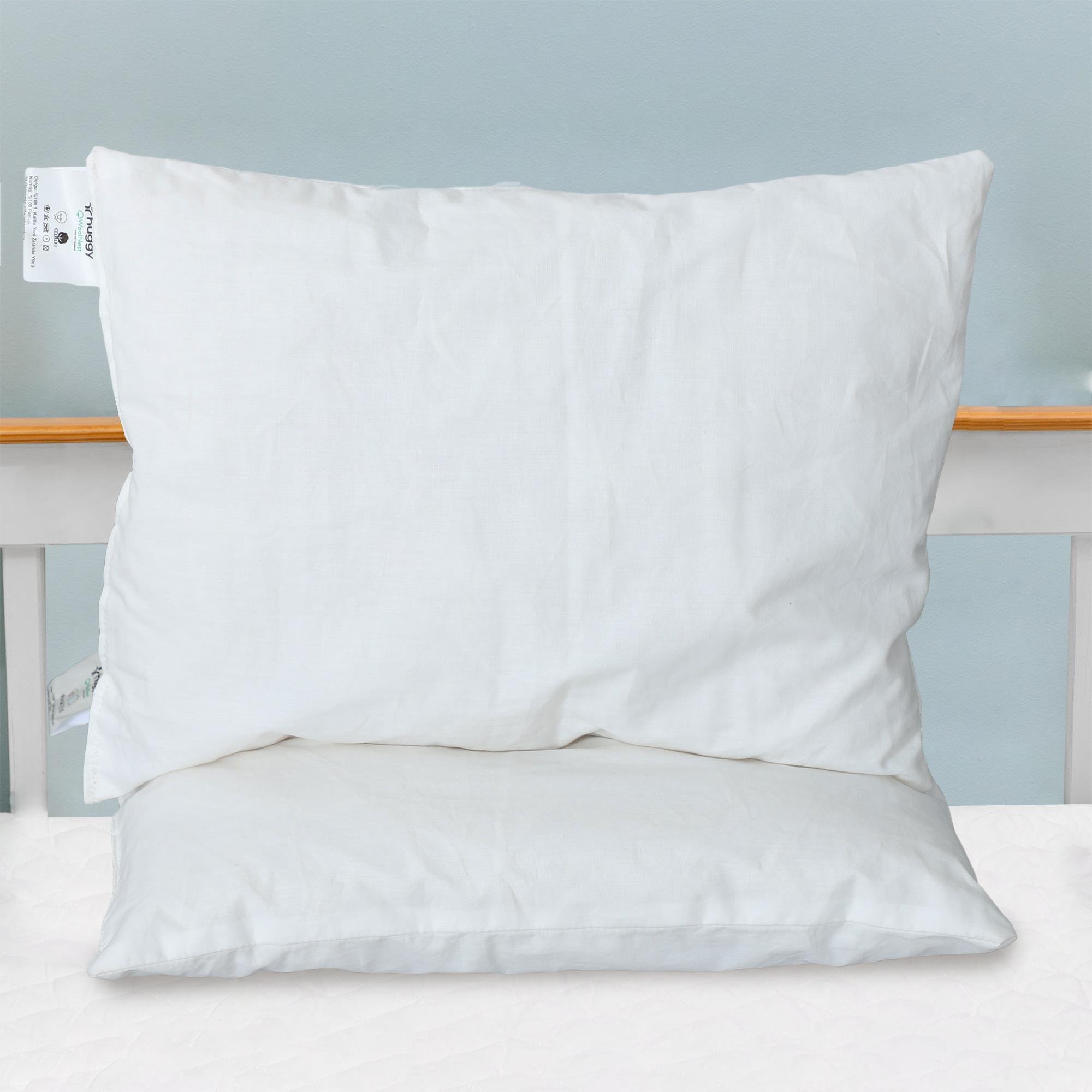 Huggy %100 Yeni Zelanda Kuzu Yünü 30x40 Bebek Yastığı – Doğal ve Nefes Alabilir