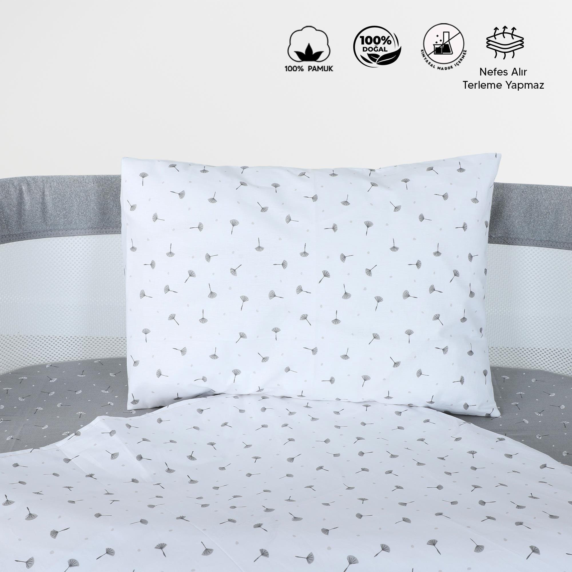 Huggy Moon 70X100 %100 Pamuk Bebek Nevresim Takımı