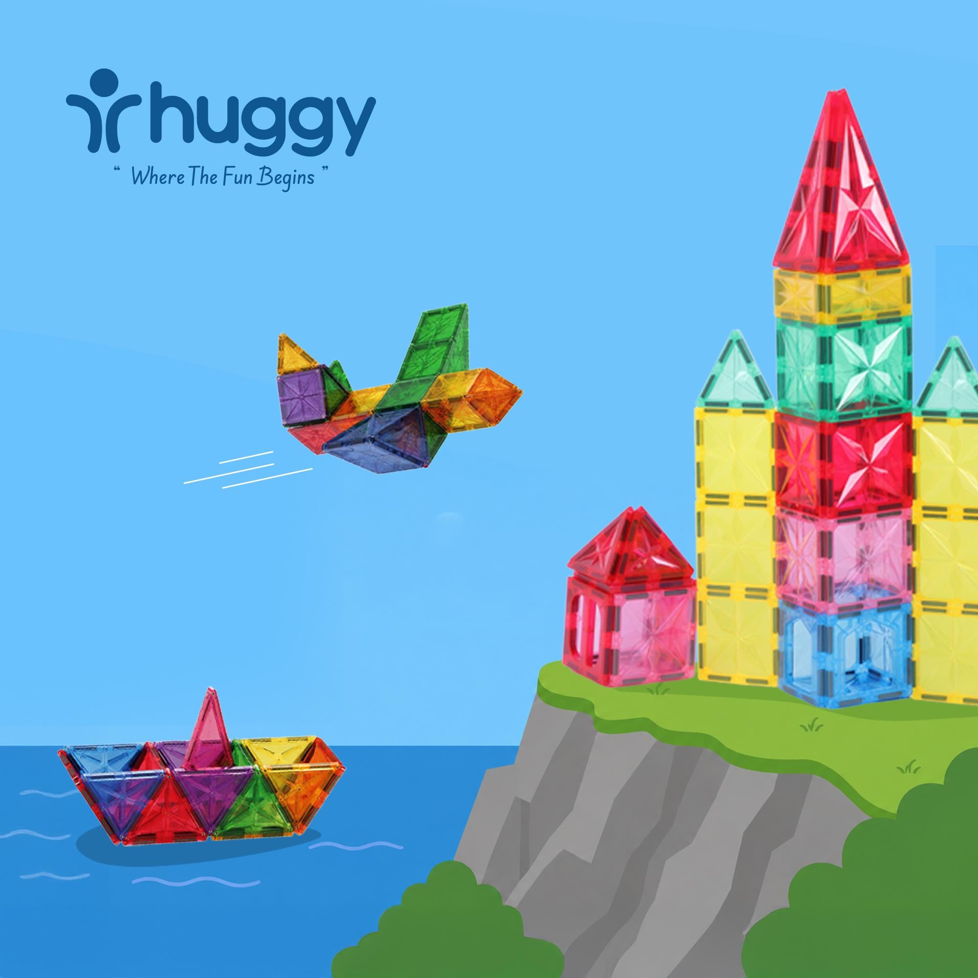 Manyetik Puzzle 64 Parça Yapı Blokları