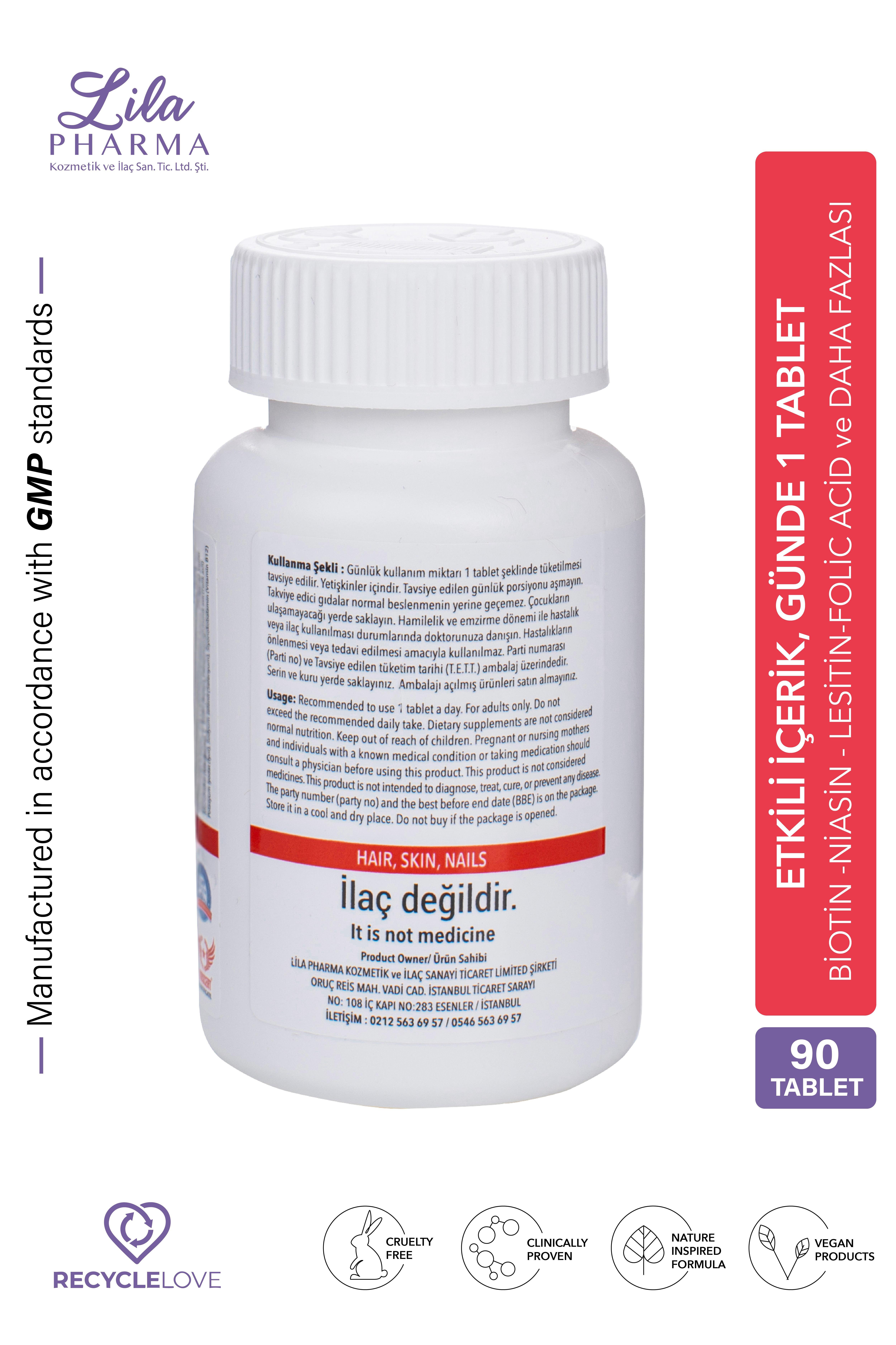 Nuevo Signature 90 Tabletlik Saç, Tırnak Ve Cilt Destekleyici Vitamin Kompleksi