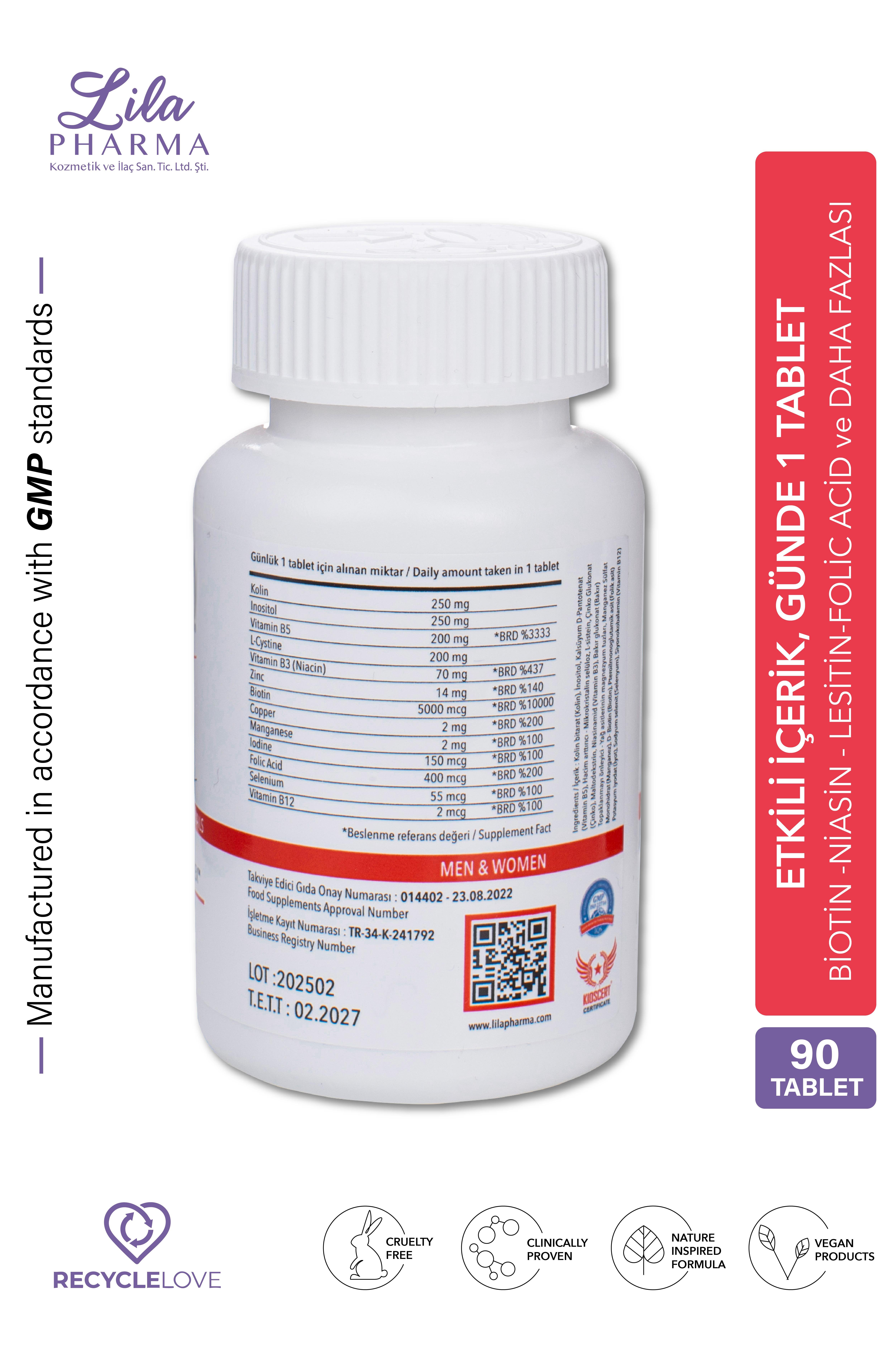 Nuevo Signature 90 Tabletlik Saç, Tırnak Ve Cilt Destekleyici Vitamin Kompleksi