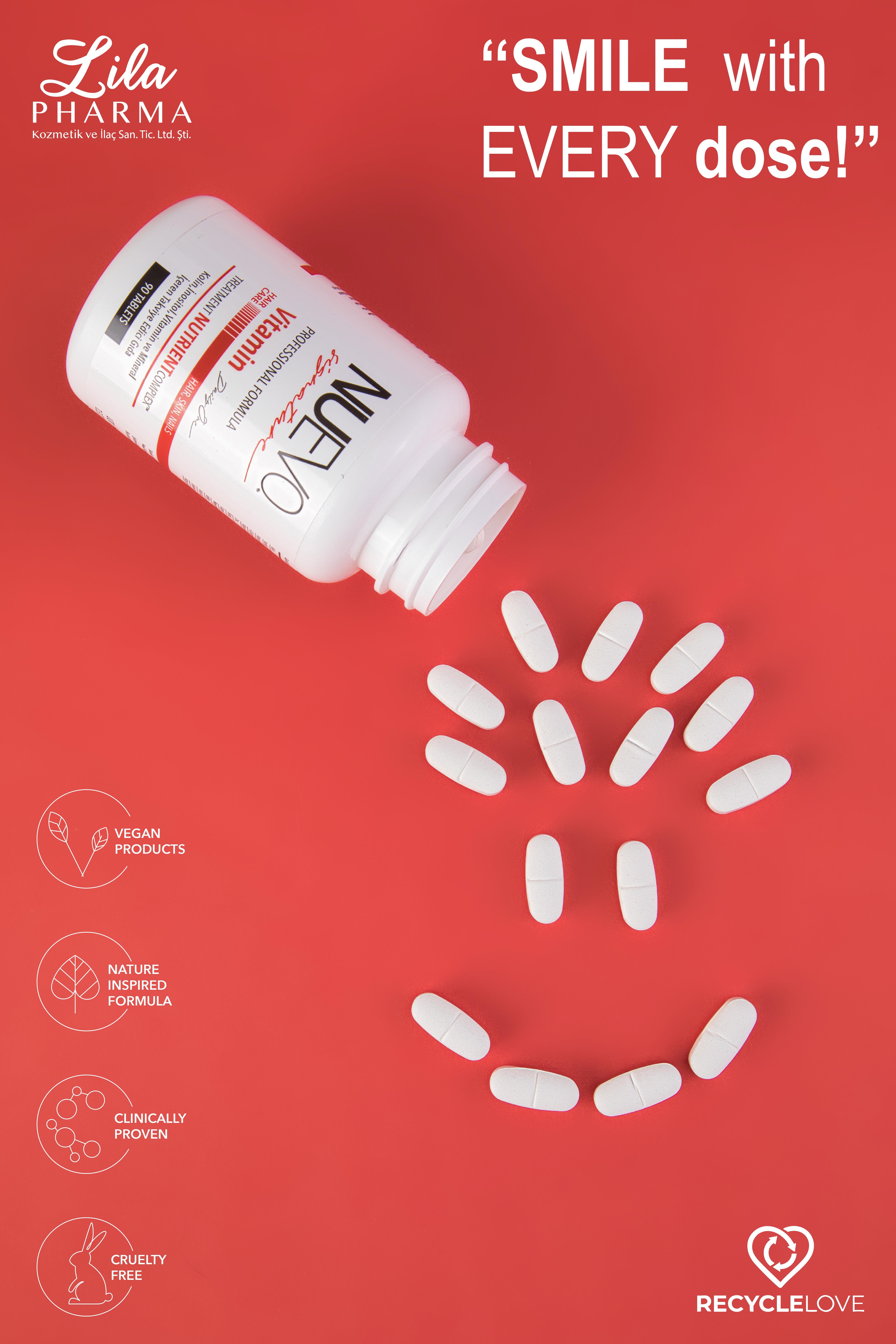 Nuevo Signature 90 Tabletlik Saç, Tırnak Ve Cilt Destekleyici Vitamin Kompleksi