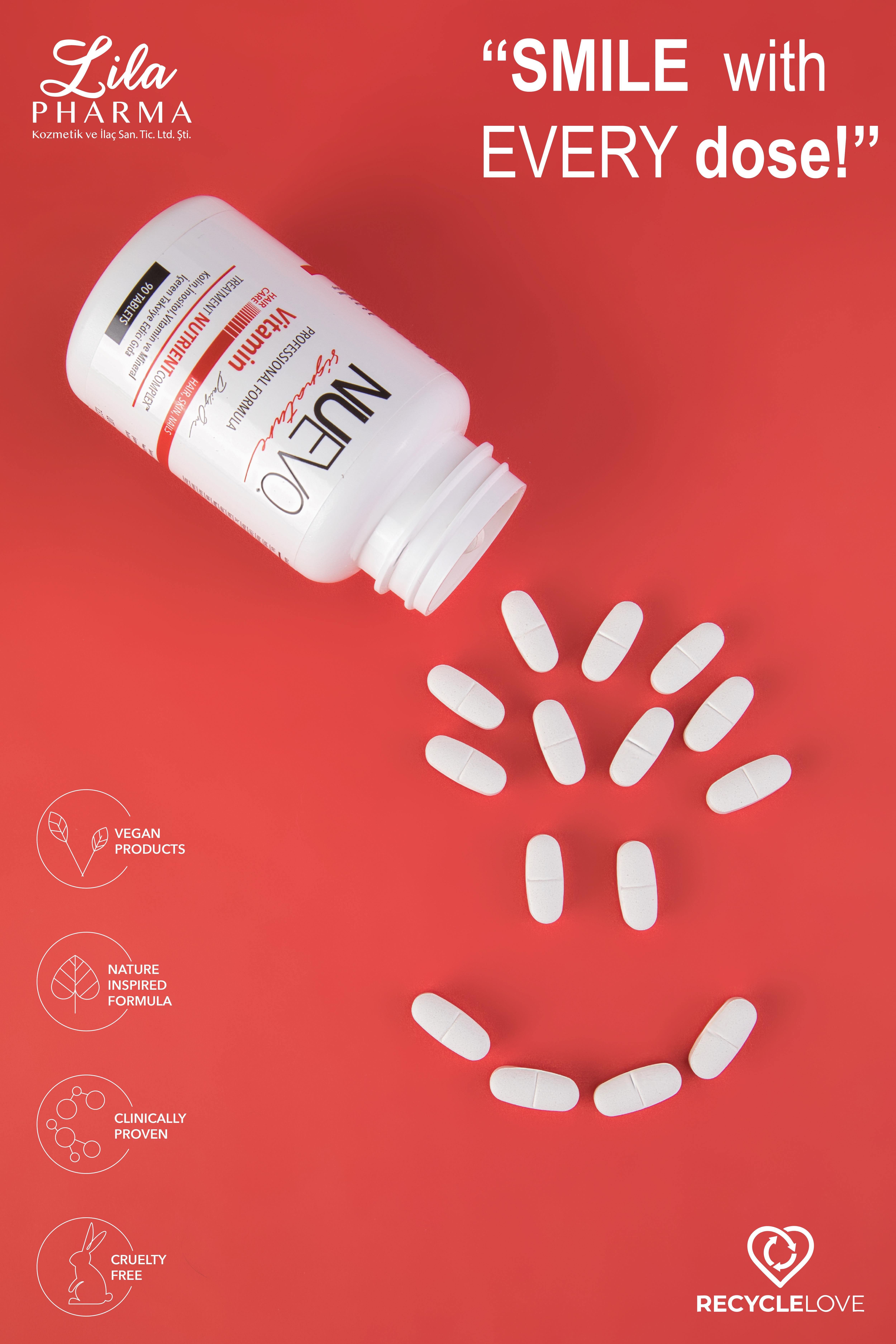 Nuevo Signature 90 Tabletlik Saç, Tırnak Ve Cilt Destekleyici Vitamin Kompleksi
