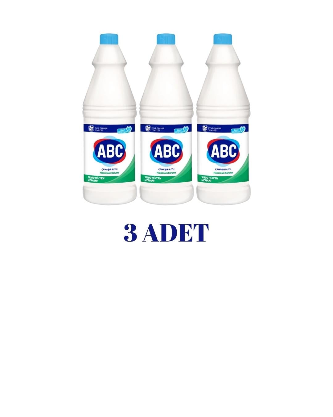 ABC Ultra Maksimum Koruma Çamaşır Suyu 1 Lt x 3 Adet