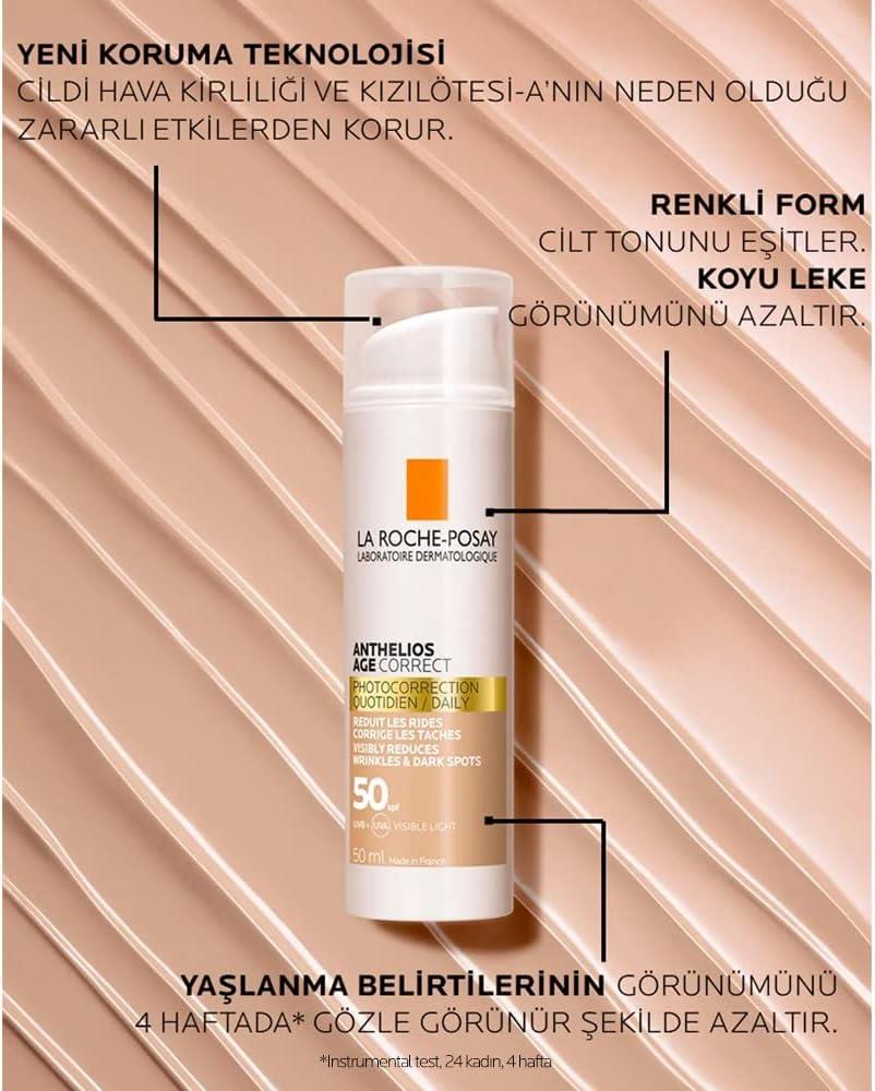 ANTHELIOS AGE CORRECT SPF 50 RENKLİ GÜNEŞ KREMİ 50 ML