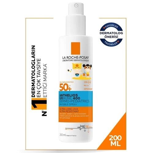 ANTHELIOS DERMO GÜNEŞ KORUYUCU SPREY SPF50 200 ML