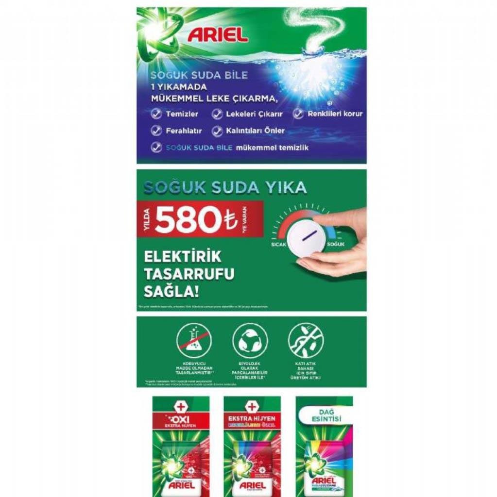 ARİEL AUT 6 KG DAĞ ESİNTİSİ BEYAZ & RENKLİ