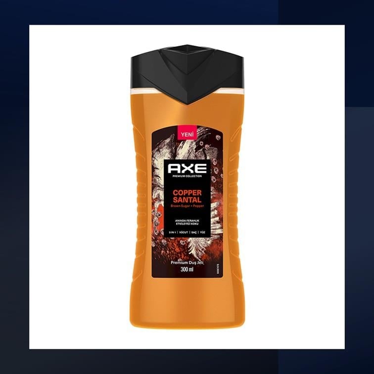 Axe Copper Santal Duş Jeli