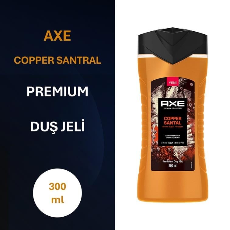 Axe Copper Santal Duş Jeli