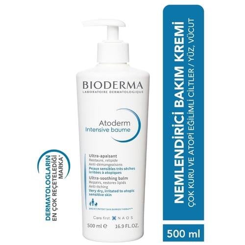 Bioderma Atoderm Intensive Baume Çok Kuru Ciltler İçin Nemlendirici Bakım Kremi 500ML